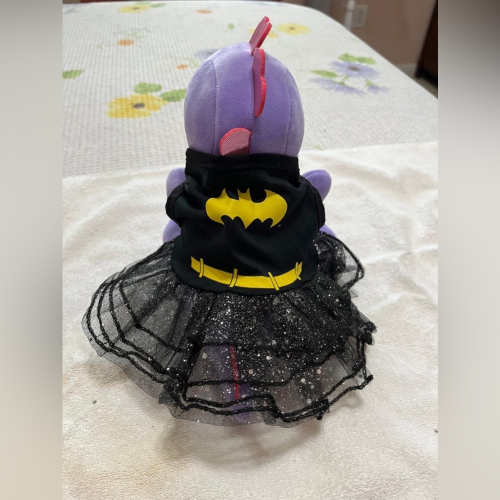 (25) Halloween Black and Yellow Superhero Tutu Costume for dog